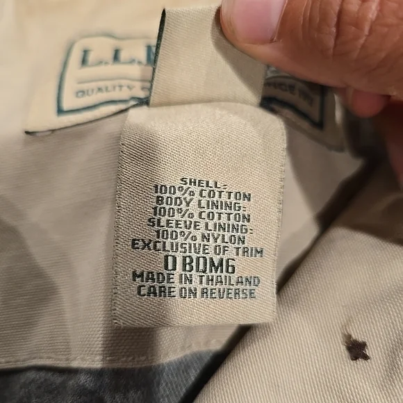 L.L. Bean Women's 2x Chore Coat Jacket Brown Corduroy Vintage - Picture 12 of 16